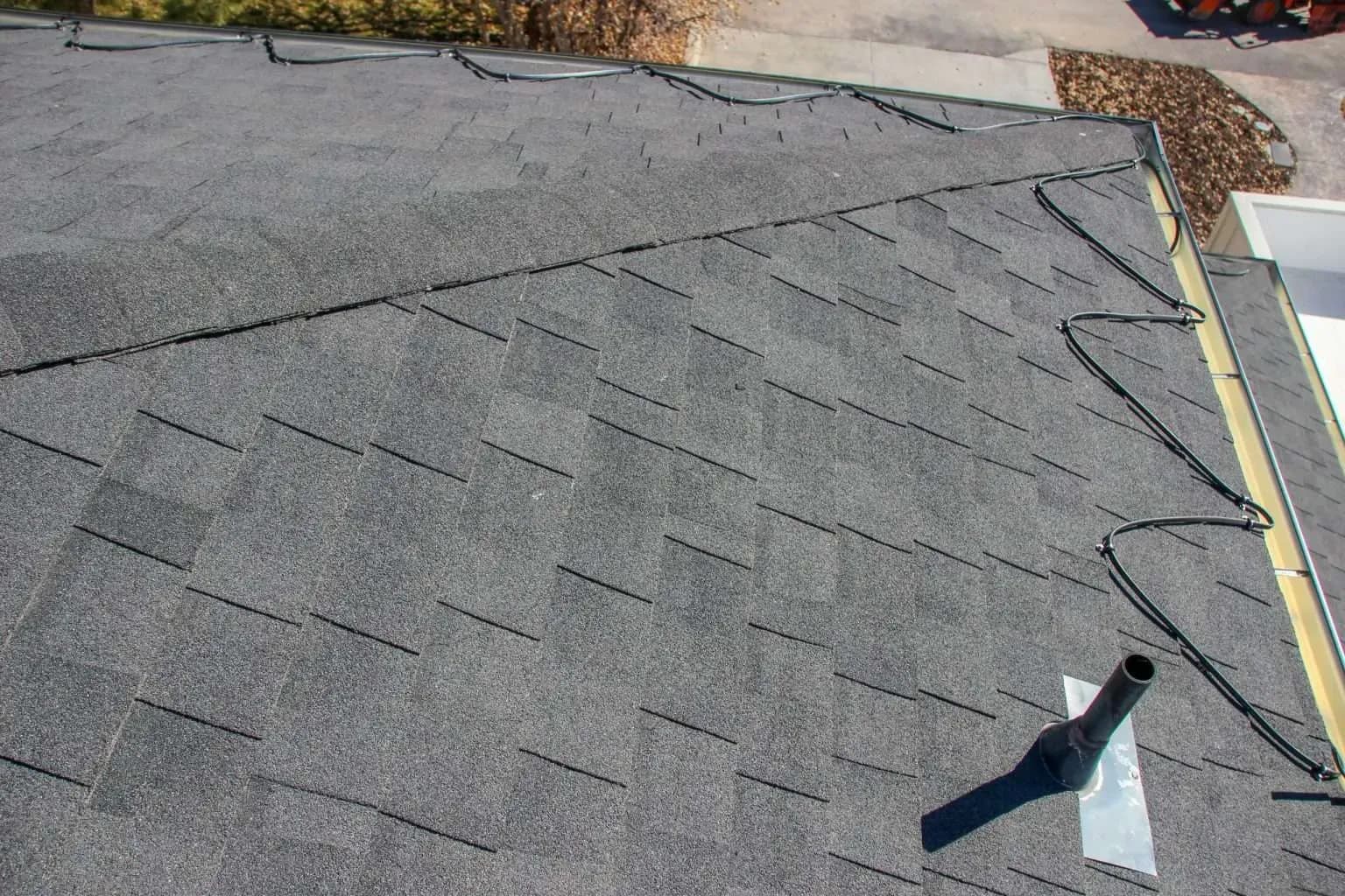 heat cable on roof