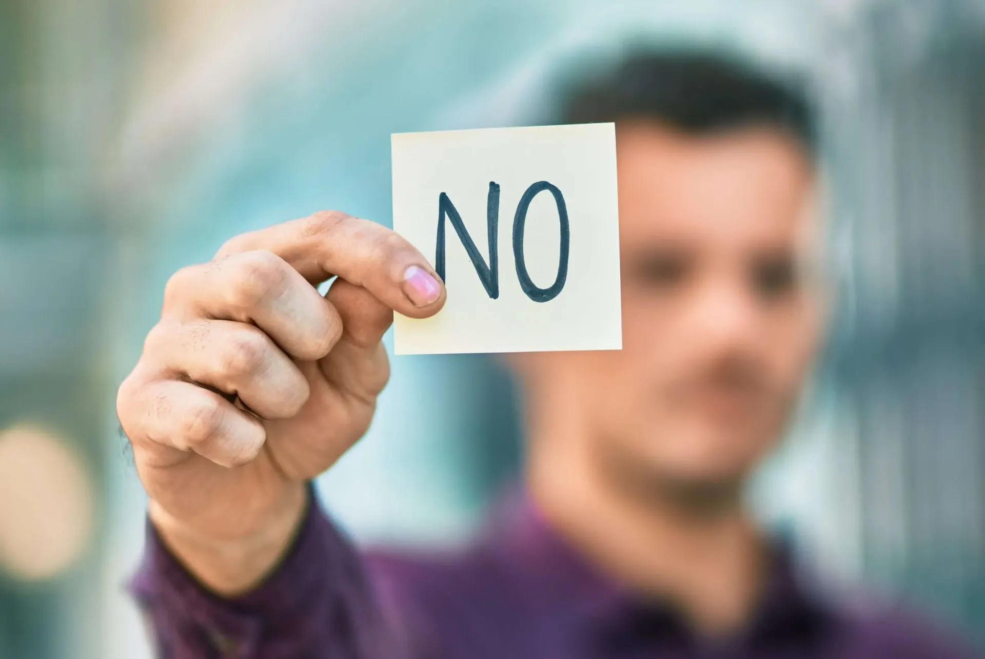 We’re Not Afraid To Say “NO”